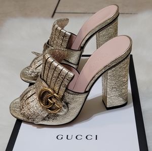 100% Authentic Gucci Marmont Heels size 36